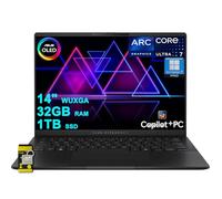 ASUS Vivobook S 14 Laptop para Designer Creator Business Professional 14 pulgadas WUXGA OLED (100% DCI-P3, 400nits) Intel 8-core Ultra 7 258V (>Ultra 9 185H) 32GB DDR5 1TB SSD Win11Pro ICP Hub con AI