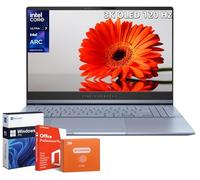 ASUS Vivobook S 15 OLED Laptop, Intel Ultra 7 155H, con licencia Office Pro Lifetime License, pantalla OLED 3K de 15.6 pulgadas, gráficos ARC, 16 GB de RAM, SSD de 2 TB, KB retroiluminado, Wi-Fi 6E