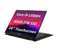 ASUS Vivobook S 16 Flip Laptop 2 en 1 (pantalla táctil FHD+ de 16 pulgadas, Intel 14-Core i9-13900H, 40GB RAM, 2TB SSD) para creador, fotógrafo, diseñador, teclado retroiluminado, cámara web IR de