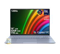 ASUS Vivobook S16 Copilot+ AI PC Laptop | 16 pulgadas 2.8k OLED 120Hz | Intel Core Ultra 9 285H | 32GB RAM 1TB SSD | Retroiluminación RGB para Creator Designer Business Professional Win11 con