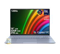 ASUS Vivobook S16 Copilot+ AI PC Laptop | 16 pulgadas 2.8k OLED 120Hz | Intel Core Ultra 9 285H | 32GB RAM 2TB SSD | Retroiluminación RGB para Creator Designer Business Professional Win11 con