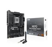 ASUS X870 MAX Gaming WIFI7 AMD AM5 ATX Placa Base, 12+2+1 80A DrMOS, DDR5, PCIe 5.0 x16 Q-Release, 3X M.2, Wi-Fi 7 Q-Antenna, 2.5Gb LAN, USB4® Type-C®, USB-C® 20Gbps, BIOS Flashback™, Aura Sync