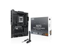 ASUS X870 Max Gaming Wifi7, placa base AMD ATX, 12 + 2 + 1 etapas de alimentación, ranura DDR5, tres ranuras M.2, PCIe 5.0, WiFi 7 con Q-Antena, Ethernet Realtek 2,5 GB, HDMI, USB4 con USB-C, Aura