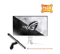 Asus XG27AQ-W + ROG Aura LightBar - Pack monitor + Barra de luz