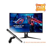 Asus XG32VC + ROG Aura LightBar - Pack monitor + Barra de luz