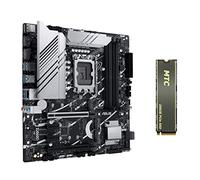 ASUS Z790M-Plus D4 LGA 1700 Intel 12ª y 13ª generación microATX Gaming placa base 3xM.2 ranuras, 10+1 DrMOS, DDR4,1Gb LAN, USB 3.2 Gen 2x2 Type-C, Thunderbolt 4 USB4, con MTC 256GB PCIe SSD