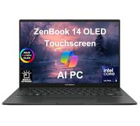 ASUS ZenBook 14 Pro OLED Q425 Business Laptop (pantalla táctil FHD+ de 14 pulgadas, Intel Ultra 7 155H (> i7-13700H), 16GB LPDDR5x-7467MHz, 2TB SSD) AI PC, 15 horas de duración de la batería,