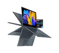 Asus ZenBook Flip 13 Ultra Slim Convertible Laptop, 13.3” OLED FHD Touch Display, Intel EVO Platform - Core i7-1165G7 Processor, Iris Xe, 16GB RAM, 512GB SSD, Windows 10 Pro, Pine Grey, UX363EA-XH71T