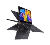 ASUS ZenBook Flip S 13 Ultra Slim Laptop, 13.3” 4K UHD OLED Touch Display, Intel Core i7-1165G7 CPU, Intel Iris Xe, 16GB RAM, 1TB SSD, Thunderbolt 4, TPM, Windows 10 Pro, Jade Black, UX371EA-XH77T