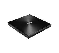 ASUS ZenDrive U9M SDRW-08U9M-U - Unidad de Disco óptico (8X, USB Tipo C + Tipo A, Compatible con Mac, 13.9 mm ultradelgada, compatibilidad con M-Disc, encriptación de Disco, E-Green, E-Media), Negro