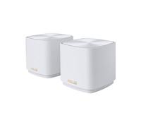 ASUS ZenFiWi XD5 2 Pack - Sistema WiFi 6 Mesh para Toda la casa AX3000 (Cobertura de hasta 464 m2 / más de 5 Habitaciones, Configuración Sencilla, Seguridad de Red, Controles parentales) Blanco