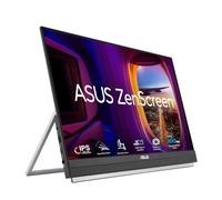 ASUS ZenScreen 22" (21.5" Visible) 1080P Monitor portátil (MB229CF) - Full HD, IPS, 100Hz, USB-C PD 60W, Altavoz, Asa de Transporte, Soporte C, Gancho de partición