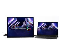 ASUS ZenScreen Fold OLED MQ17QH pantalla para PC 43,9 cm (17.3") 2560 x 1920 Pixeles Quad HD Plata
