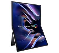 ASUS ZenScreen Fold OLED MQ17QH pantalla para PC 43,9 cm (17.3") 2560 x 1920 Pixeles Quad HD Plata