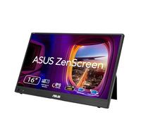 ASUS ZenScreen MB16AHVE - Pantalla portátil de 16 pulgadas (diagonal útil de 15,6 pulgadas), FHD, panel IPS, alimentación por cable, rotación automática, trípode, USB Type-C®, mini HDMI®, sin parpadeo