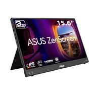 ASUS ZenScreen - Pantalla portátil de 16" (15,6" Visible) 1080p USB-C (MB16AHV) - Full HD, IPS, Filtro de luz Azul, antirreflejo, Mini HDMI, Soporte para trípode, Funda Protectora