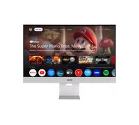 ASUS ZenScreen Smart MS32UC Monitor IPS UHD (3840 x 2160) de 31.5" con 98% DCI-P3, Google TV, Altavoces Harman Kardon, USB Tipo-C, HDMI, DisplayPort, Control múltiple y transmisión en Directo