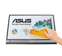 ASUS ZenScreen Touch MB16AMT - Monitor portátil táctil de 15,6" Full HD (1920x1080, IPS, USB C, Micro-HDMI, Compatible con smartphones, portátiles y consolas de juegos), 250cd/m², Gris