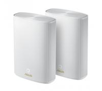 ASUS ZenWiFi XP4 Whole Home Mesh WiFi 6 System (2 Pack Blanco): Cobertura hasta de 410m2, configuración sencilla, seguridad de Red Gratuita de por vida y controles parentales