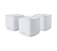 ASUS ZenWifi AX Mini (XD4), Pack de 3 Sistemas de Red mallada Wi-Fi 6 AX1800, (Cubre hasta 446 m2, instalación Sencilla, Funciones de Seguridad y Controles parentales), Color Blanco, 3 Unidades