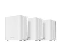 ASUS ZenWiFi BD4 (Paquete de 3) WiFi de Doble Banda 7 Mesh, 3600 Mbps, 6500 pies Cuadrados, Puertos Dobles de 2.5G, Seguridad y Controles parentales incluidos, Smart Home Master SSID