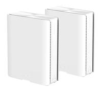ASUS ZenWiFi BQ16 White 2-Pack - Sistema WiFi 7 Mesh Cuatribanda BE25000 | 802.11be, Ancho de Banda de 320 MHz y 4096-QAM, Dos Puertos 10G, WAN de Reserva, Seguridad de Red y Compatible con AiMesh