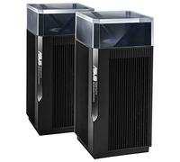 ASUS ZenWiFi Pro ET12 WLAN Mesh Router 2-Pack Negro [WiFi 6E (802.11ax), tribanda, hasta 11.000 Mbps]