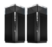ASUS ZenWiFi Pro ET12 WLAN Mesh Router 2-Pack Negro [WiFi 6E (802.11ax), tribanda, hasta 11.000 Mbps]