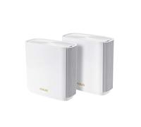 ASUS ZenWifi XT8, Sistema Wi-Fi 6 Mesh Tri-Banda AX6600, (Cobertura de más 510m2, Puerto WAN/LAN 2,5 Gigabit, 3 Puertos LAN Gigabit, QoS Compatible Smart TV) Blanco, 2 Unidades