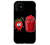Asustado Fresa Mermelada Fresas Carcasa para iPhone 11