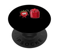Asustado Fresa Mermelada Fresas PopSockets PopGrip Adhesivo