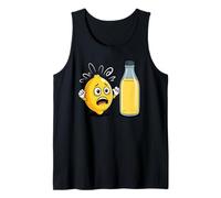 Asustado Limón Jugo Limonada Botella Camiseta sin Mangas
