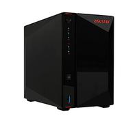 Asustor AS5402T Nimbustor 2 Gen2 - Almacenamiento NAS de 2 Bahías, Cuatro Núcleos a 2,0GHz CPU, 4 Ranuras M.2 SSD NVMe, Doble Puerto de 2,5GbE, 4GB de RAM DDR4, Network Attached Storage (Sin Discos)