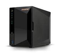Asustor Drivestor 2 Pro Gen2 AS3302T v2 - Caja de Almacenamiento de Red NAS de 2 bahías, 1,7 GHz Quad-Core, Puerto de 2,5 GbE, 2 GB de RAM DDR4, Almacenamiento Conectado en Red para Almacenamiento en