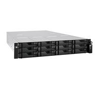 Asustor Lockerstor 12 AS6512RD 12 Bay NAS - Caja de Almacenamiento de Red para Rack de 2U, CPU Quad Core de 2,1 GHz, Memoria RAM DDR4 de 8 GB