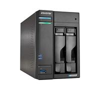 Servidor NAS Asustor AS6702T Tower 2 bay quad core 2.0ghz cpu dual 2.5gbe ports 4gb ram ddr4