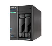 Asustor Lockerstor 2 Gen2+ AS6702T v2, Almacenamiento NAS de 2 Bahías, Quad-Core 2.0GHz CPU, 2 x 5GbE Ports, 4GB RAM DDR4, 4 x M.2 SSD Slots (Sin Discos)