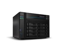 ASUSTOR Servidor NAS AS6510T 10 bahías Atom C3538 2.1GHz 8GB 2x2.5GbE 2x10GbE RAID0/1