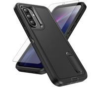 Asuwish Funda de teléfono para Samsung Galaxy A36/A56 5G con protector de pantalla, soporte oculto híbrido, resistente, a prueba de golpes, resistente, protector A 36 56 SM-A366U SM-A566V para mujeres