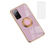 Asuwish Funda de teléfono para Samsung Galaxy S20 FE 5G de 6.5 pulgadas y soporte de anillo con protector de pantalla, accesorios de celda S 20 EF UW 2022 S20FE5G S20FE 20S S2O Fan Edition 4G G5