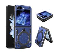 Asuwish Funda magnética para Samsung Galaxy Z Flip 6/Z Flip 7 FE 5G, con soporte de anillo, resistente, a prueba de golpes, accesorios de celda móvil Z6 G Flip6 ZFlip Flip7 para mujeres y hombres