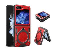 Asuwish Funda magnética para Samsung Galaxy Z Flip 6/Z Flip 7 FE 5G, con soporte de anillo, resistente, a prueba de golpes, accesorios de celda móvil Z6 G Flip6 ZFlip Flip7 para mujeres y hombres