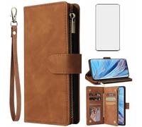 Asuwish Funda para Oppo Find X2 Neo/Reno 3 Pro 5G, funda con lámina protectora de pantalla y compartimento para tarjetas, plegable, piel, monedero, soporte, 2 fundas X2Neo CPH2009, fundas para