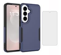 Asuwish Funda para Samsung Galaxy S26 Plus S26+ 5G con protector de pantalla de vidrio templado y accesorios de celular delgado, silicona híbrida móvil S 26 + 26+ S26Plus 26S SM-S947U mujeres hombres