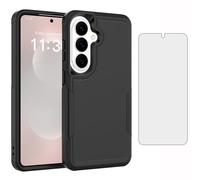Asuwish Funda para Samsung Galaxy S26 Plus S26+ 5G con protector de pantalla de vidrio templado y accesorios de celular delgado, silicona híbrida móvil S 26 + 26+ S26Plus 26S SM-S947U para mujeres y