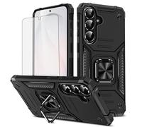 Asuwish Funda para Samsung Galaxy S26 Plus S26+ 5G con protector de pantalla de vidrio templado y soporte de anillo, accesorios de protección híbridos delgados S 26 + 26+ S26Plus 26S SM-S947U para