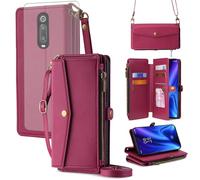 Asuwish Funda para Xiaomi Mi 9T/Mi9T Pro/Redmi K20/RedmiK20 Pro funda con cinta protectora de pantalla tarjetero plegable monedero soporte M1903F10G Mi9TPro T9 teléfono móvil fundas funda funda