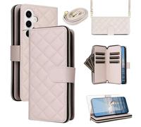 Asuwish Funda tipo cartera para Samsung Galaxy S25 5G con protector de pantalla de vidrio templado, correa para tarjetero, soporte de piel sintética, cierre delgado, S 25 25S 25 25S SM-S931U para