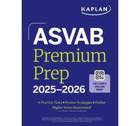 ASVAB Premium Prep 2025-2026: Includes 6 Full Le (Tapa blanda) (Importación USA)