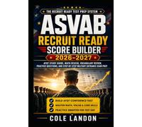 ASVAB Recruit Ready Score Builder 2026-2027: AFQT Study Guide, Math Rescue, Vocabulary Review, Practice Questions, and Step-by-Step Military Entrance Exam Prep